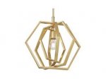 Westinghouse Holly Indoor Pendant Fitting Champagne Brass Finish 63697