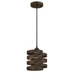 Westinghouse Charlize Indoor Pendant Fitting Oil Rubbed Bronze Finish with Clear Glass 63693