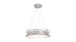 Westinghouse Andro LED Indoor Chandelier Pendant Brushed Nickel Finish with Frosted Lens 63722