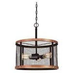 Westinghouse Emelie Oil Rubbed Bronze Finish with Washed Copper Accents Three-Light Indoor Pendant Fitting 63327