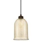 Westinghouse Oil Rubbed Bronze Finish with Antique Mirror Glass One-Light Pendant Fitting 63286