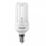 Sylvania Mini-Lynx Fast Start 11w 240v SES E14 6500K Daylight white home light bulb