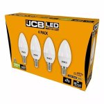 JCB Candle E14 5.5W 470LM 3000K Warm White 4 Pack S15146