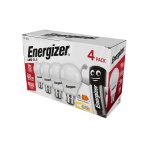 Energizer LED GLS 8.5W 806LM 3000K Warm White 4 Pack S14056