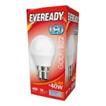 Eveready 4.9W B22 LED Golfball 470lm 6500K Daylight S13603