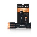 Duracell Durable LED Aluminium Flashlight, 350 Lumen, 3 AAA Batteries Included S28782