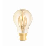 4Lite WiZ Connected SMART LED WiFi Filament Bulb 6.5W B22 GLS Clear Amber - 4L1/8012