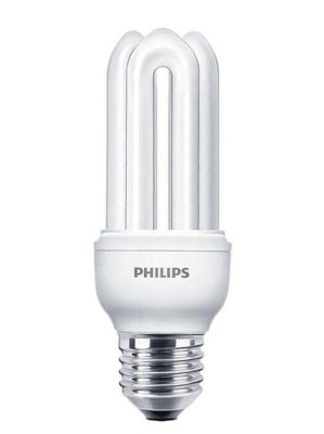 Philips Genie 14w 240v ES E27 Compact Fluorescent Stick Light Bulb 827