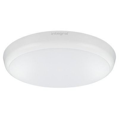 Integral ILBHC009 Slimline 12W LED Ceiling & Wall Light with Microwave Sensor, 4000K Cool White, IP54 Rated