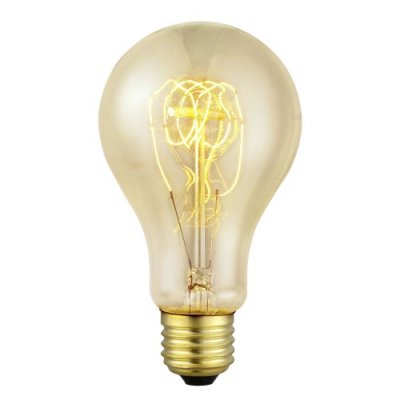 Eglo Vintage 60w 240v ES E27 Gold large GLS Bulb 49503