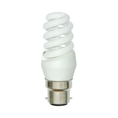 Pro-Lite 20w 240v BC B22 2700K Warm White CFL Low Energy Spiral Helix Bulb