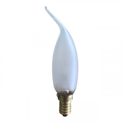 Girard Sudron 25w E14 SES Satin Flamme Coup De Vent Bent-tip Candle CV2 012130