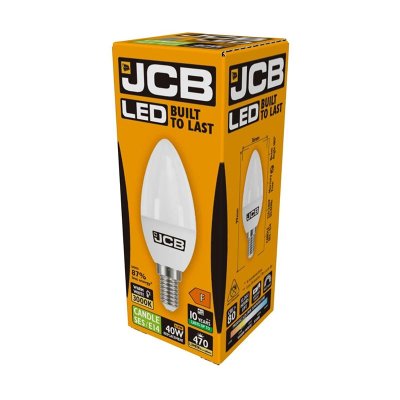 JCB LED Candle E14 4.9W 470LM 3000K Warm White S10981