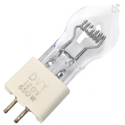 GE DVY 650W 120V 500W 100V Projection Bulb / Lamp