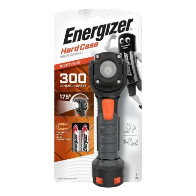 Energizer LED Hardcase Pivot Plus Torch 300 Lumen - Batteries Included S14081