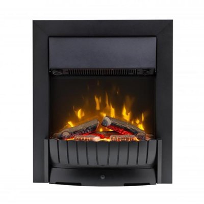 Dimplex Clement Optiflame Inset Matt Black Electric Fire Heater 2KW CMT20BL