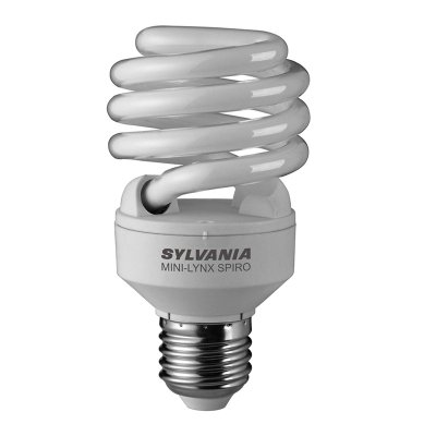 Sylvania 9W 240V ES CFL Energy Saving Spiral Bulb