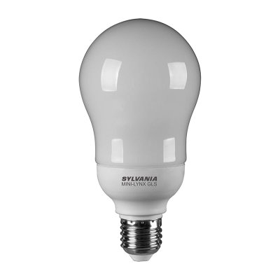 Sylvania Mini-Lynx 20W 240V E27 CFL  2700K Warm GLS Energy Saver 0035507