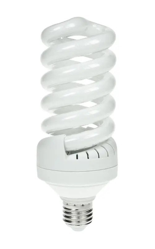 Compact fluorescent online fixture